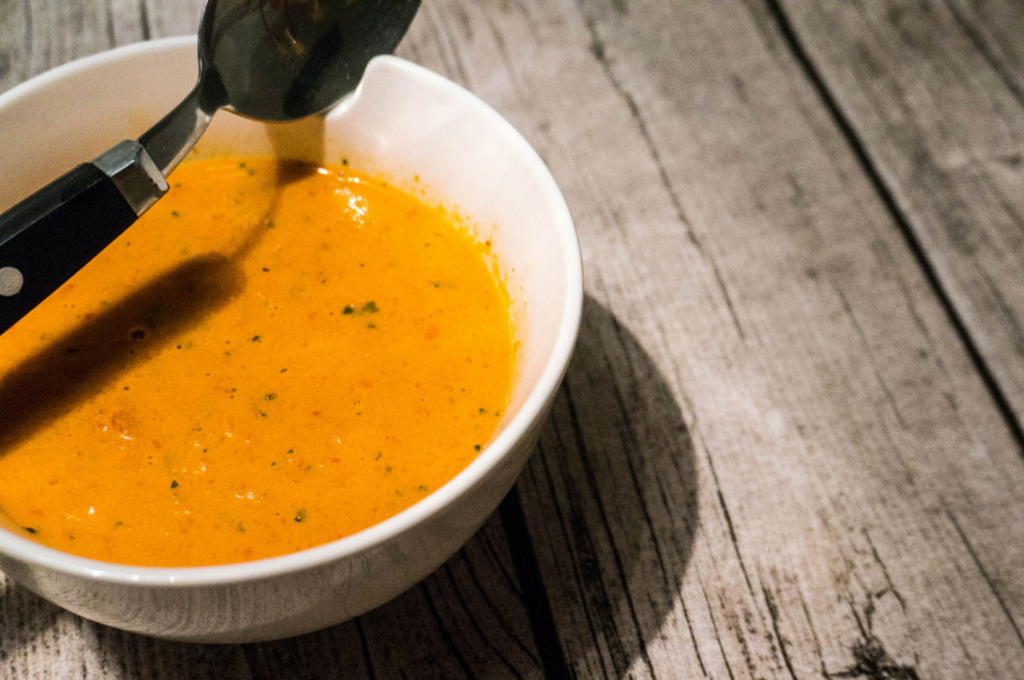 Paprika Mascarpone Soep | Buzz in the Kitchen