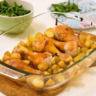 Sticky Mango Kippenpoten - Babies Kitchen recept