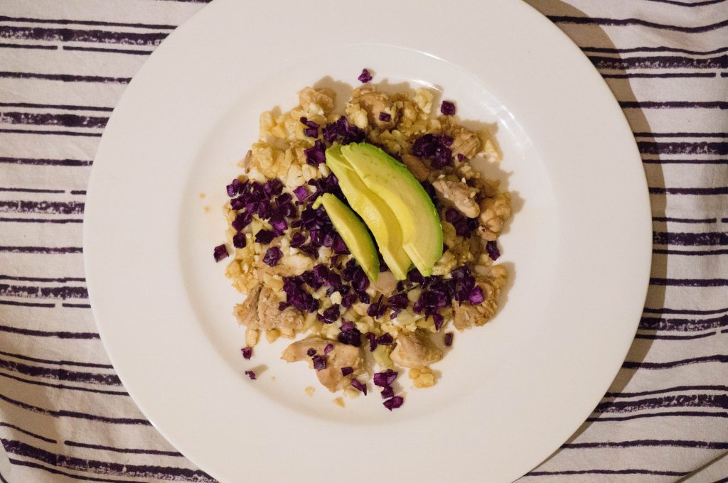 warme bloemkoolrijstsalade | Buzz in the Kitchen