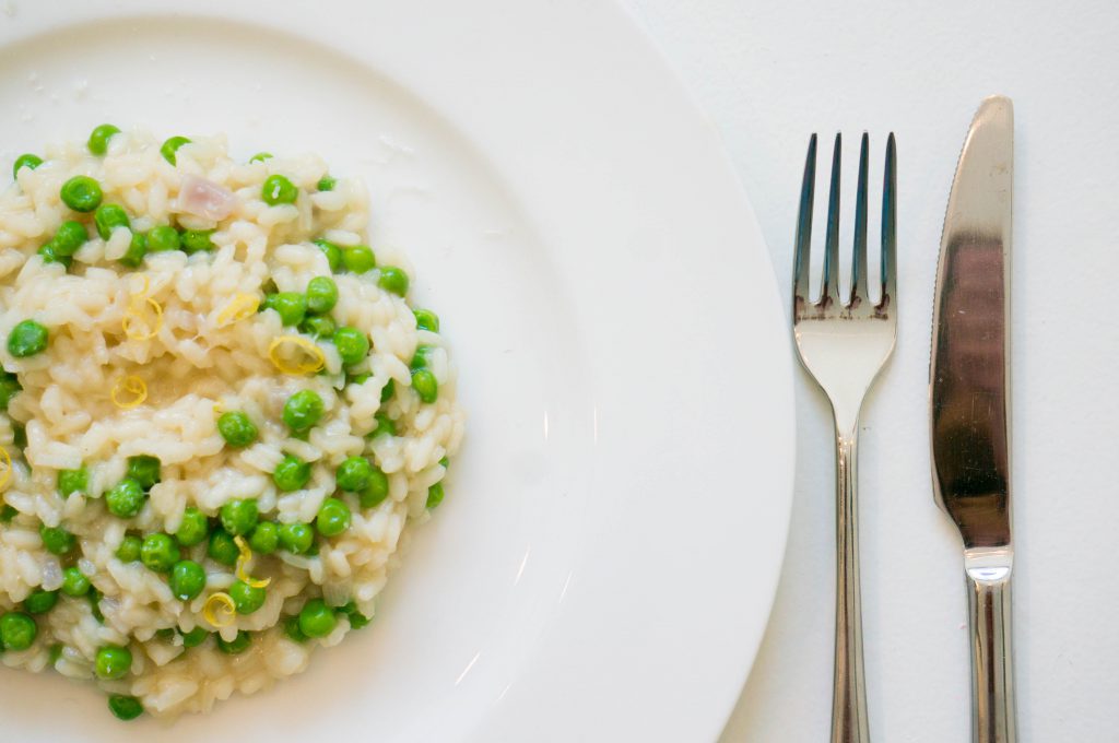 doperwten risotto recept | Babies Kitchen