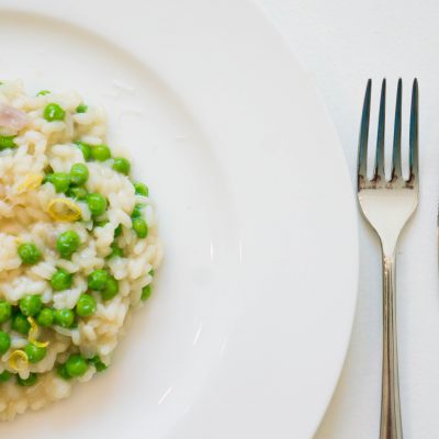 doperwten risotto recept | Babies Kitchen