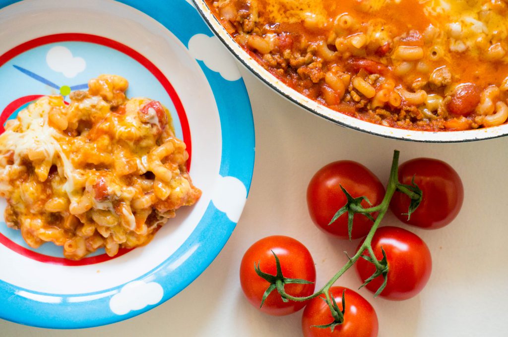 Sloppy Joe Mac & Cheese | Buzz in the Kitchen