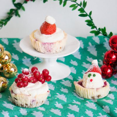 Kerst Aardbeien Cheesecake | Babies Kitchen