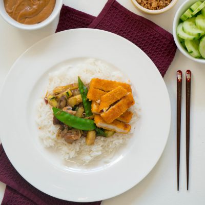 Snelle Wokmaaltijd met Kip Schnitzel | Babies Kitchen