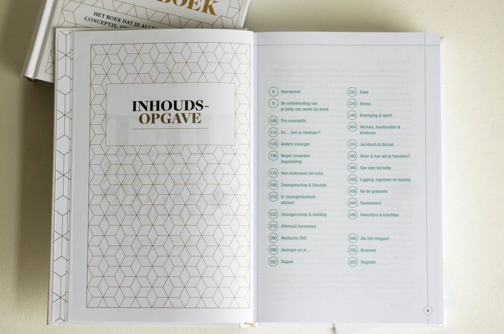 Inhoud Het Zwangerschaps Handboek _ Babies Kitchen