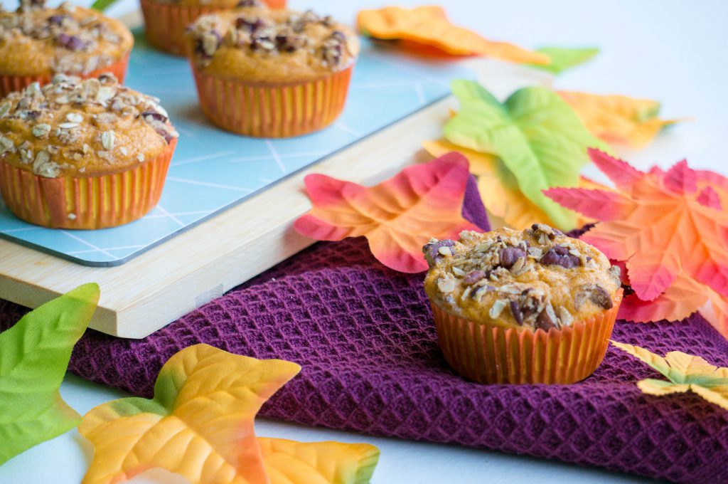 Pompoen Muffin met Havertopping | Babies Kitchen