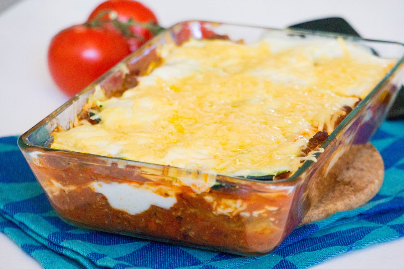 Courgette lasagne