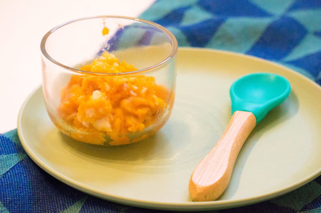 Zoete Aardappel en Pompoen met Kabeljauw | Babies Kitchen