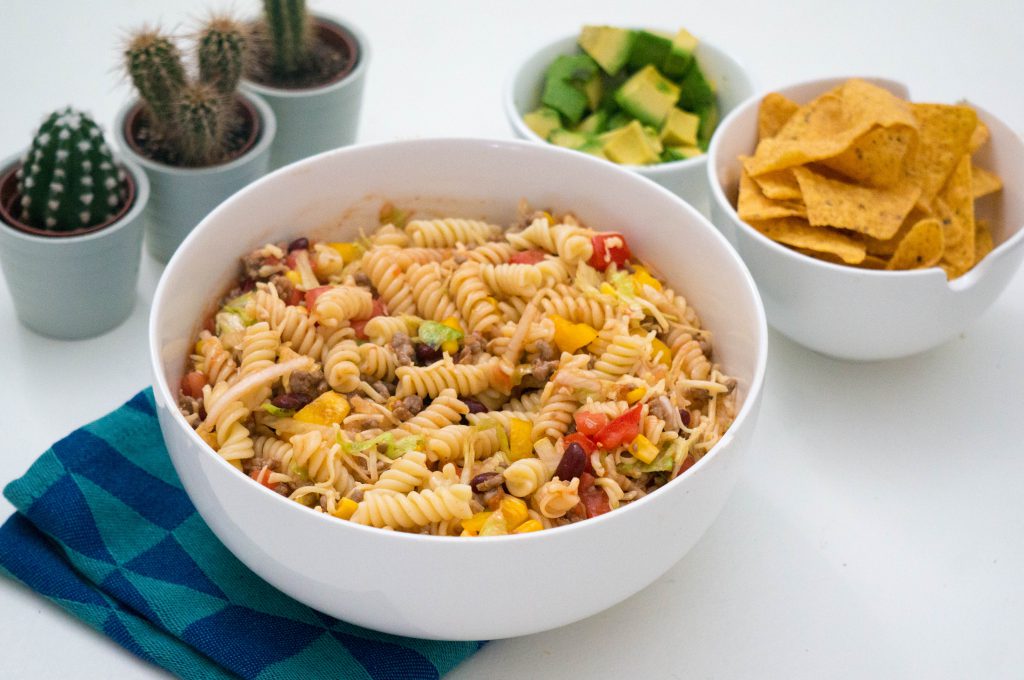 Taco Pasta Salade recept| Babies Kitchen