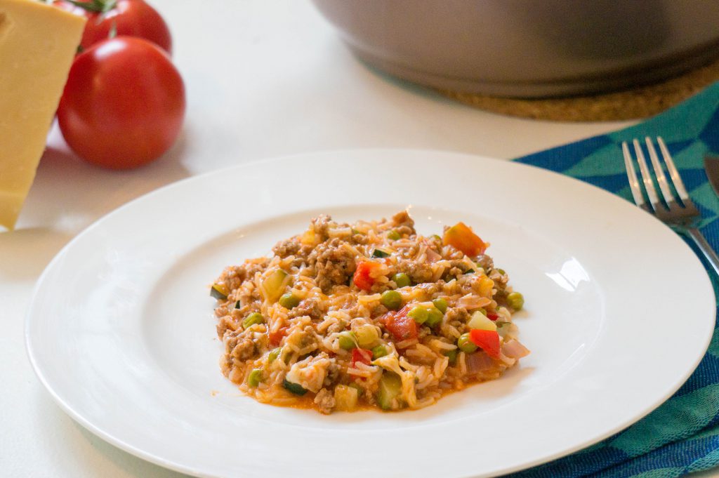 Italiaanse Rijstschotel met gehakt | Babies Kitchen