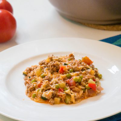 Italiaanse Rijstschotel met gehakt | Babies Kitchen