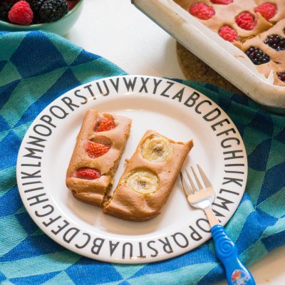 Fruit Pannenkoeken Plaat uit de Oven | Babies Kitchen