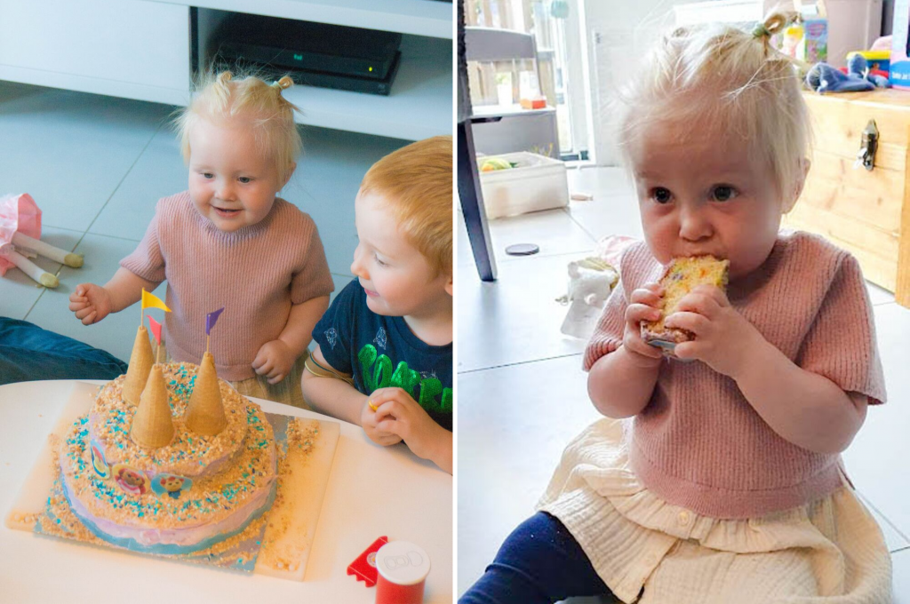 Het Zandkasteel Taart Eerste Verjaardag_ Babies Kitchen