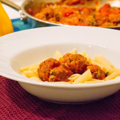meatless meatballs met pasta | Babies Kitchen