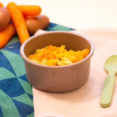 wortel met pompoen en kip | Babies Kitchen