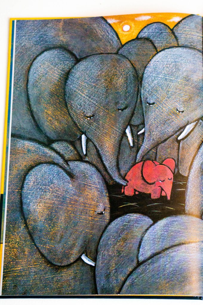 Kinderboek: De kleine roze olifant die | Babies Kitchen