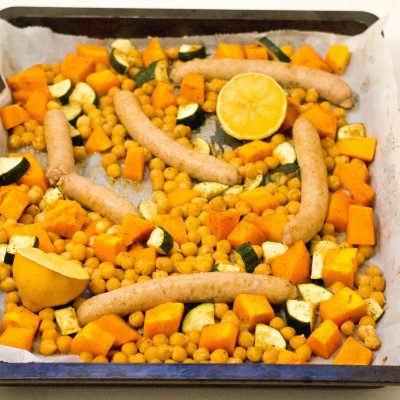 Marrokaanse Traybake met worstjes | Babies Kitchen