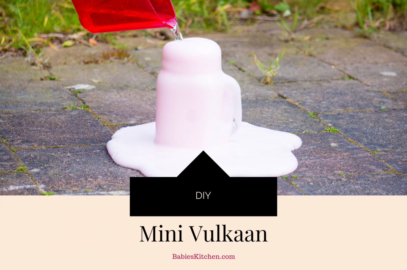 Mini Vulkaan met 4 ingrediënten | Babies Kitchen