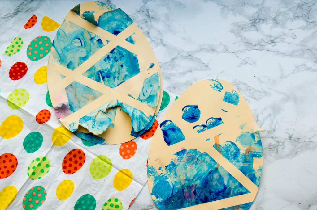 Paasei Mozaiek Knutselwerk | Babies Kitchen