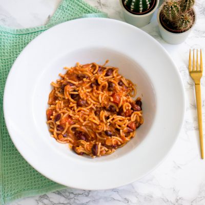 Slow Cooker Vegetarische Chili Mac & Cheese | Babies Kitchen