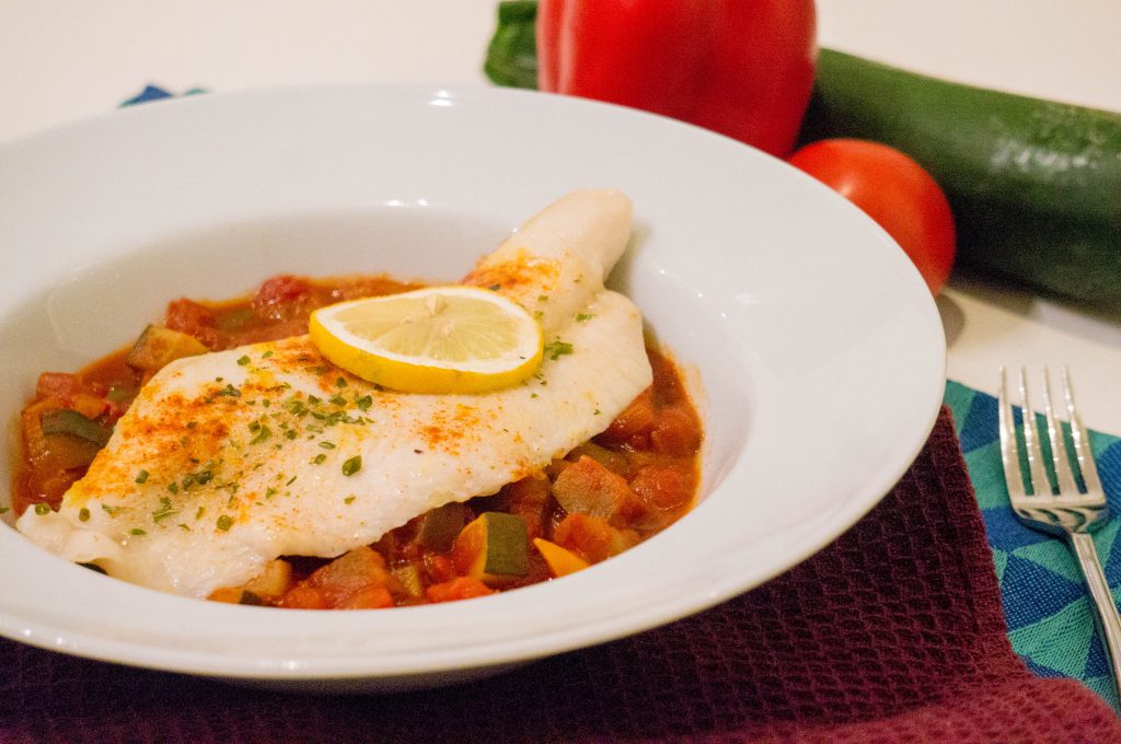 Vis Ratatouille | Babies Kitchen