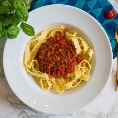 Vegetarische Ragù met Pasta | Babies Kitchen