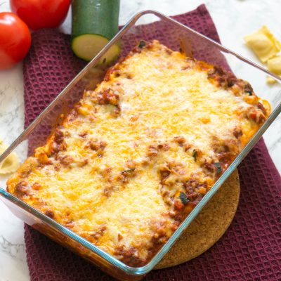 Vegetarische Snelle Ravioli Lasagne| Babies Kitchen