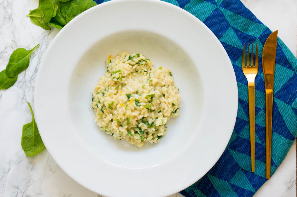 Spinazie Citroen Risotto | Babies Kitchen