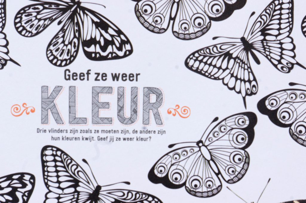 Doe Boek Insecten KLEUREN - Kidshoekje