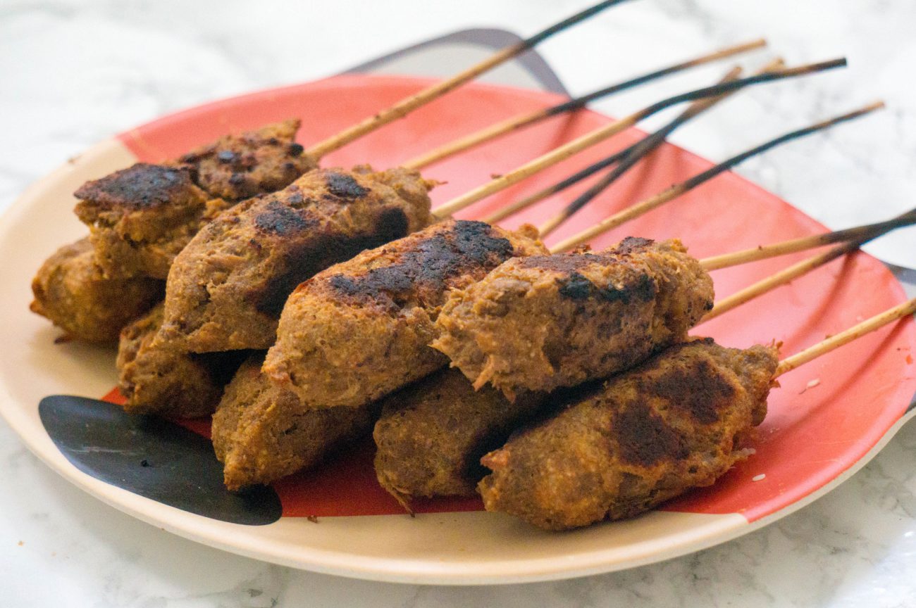 Pulled Oats Barbecue Spiesjes
