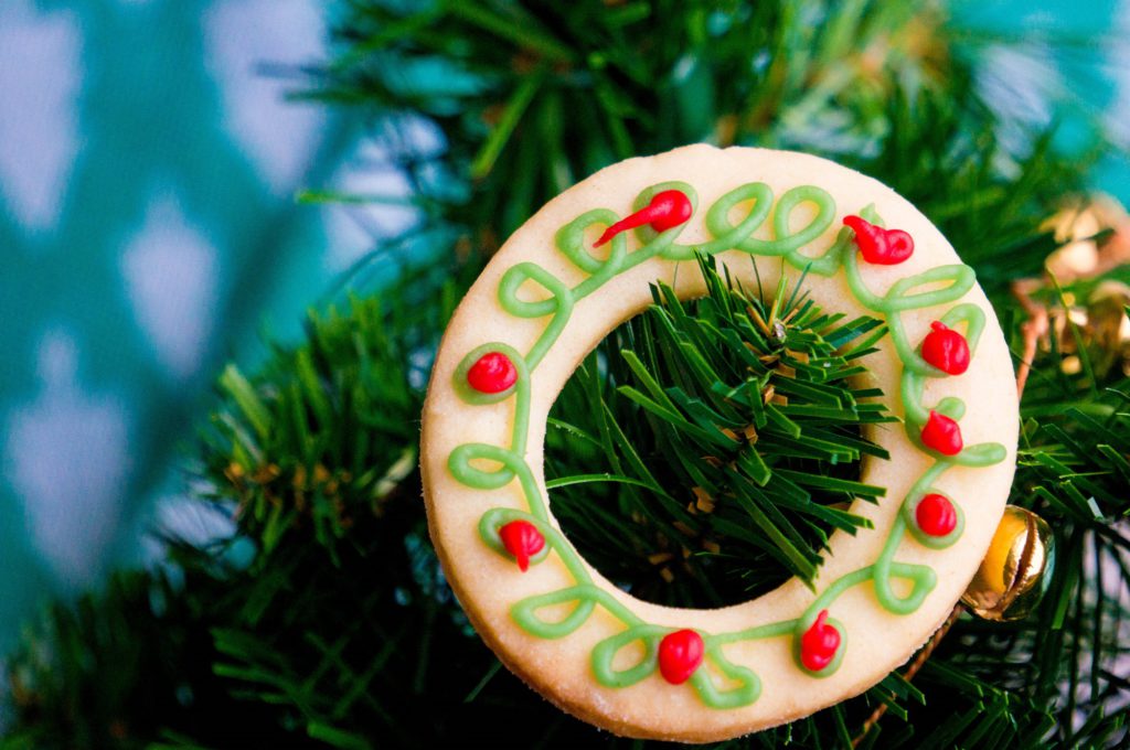 Kerstkrans Koekjes [kidshoekje.nl]