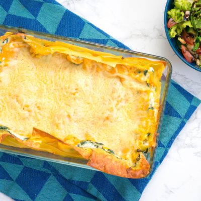 recept vegetarische pompoen spinazie lasagne [Kidshoekje.nl]