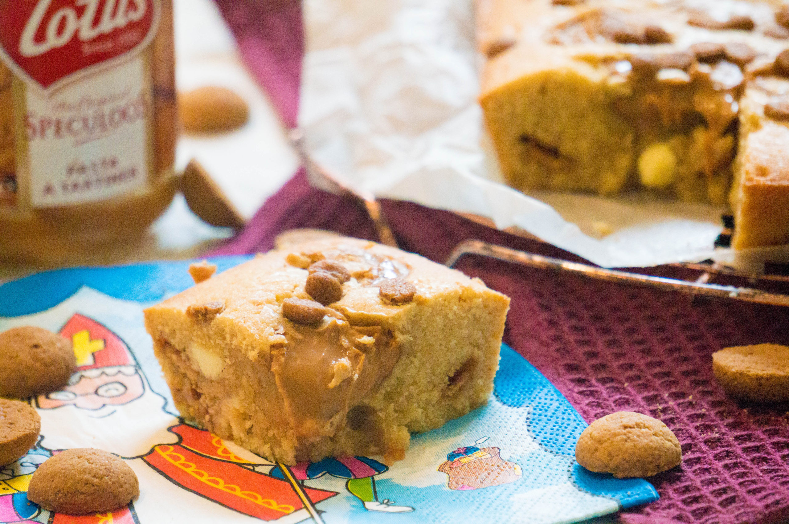 Speculoos Pepernoten Blondies [kidshoekje.nl]