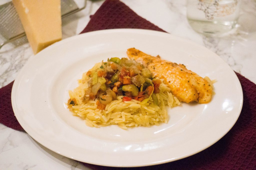 Orzo met Italiaanse Roerbak [kidshoekje.nl]