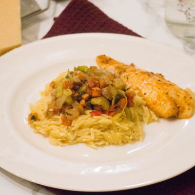 Orzo met Italiaanse Roerbak [kidshoekje.nl]