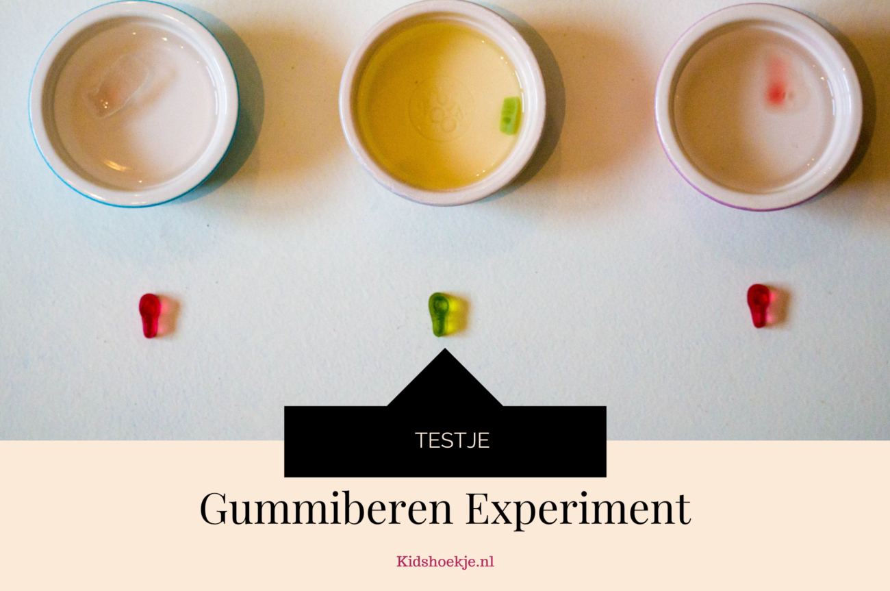 Gummiberen Experiment _ Kidshoekje