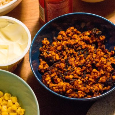 Recept voor Mexicaanse Tempeh Gehakt