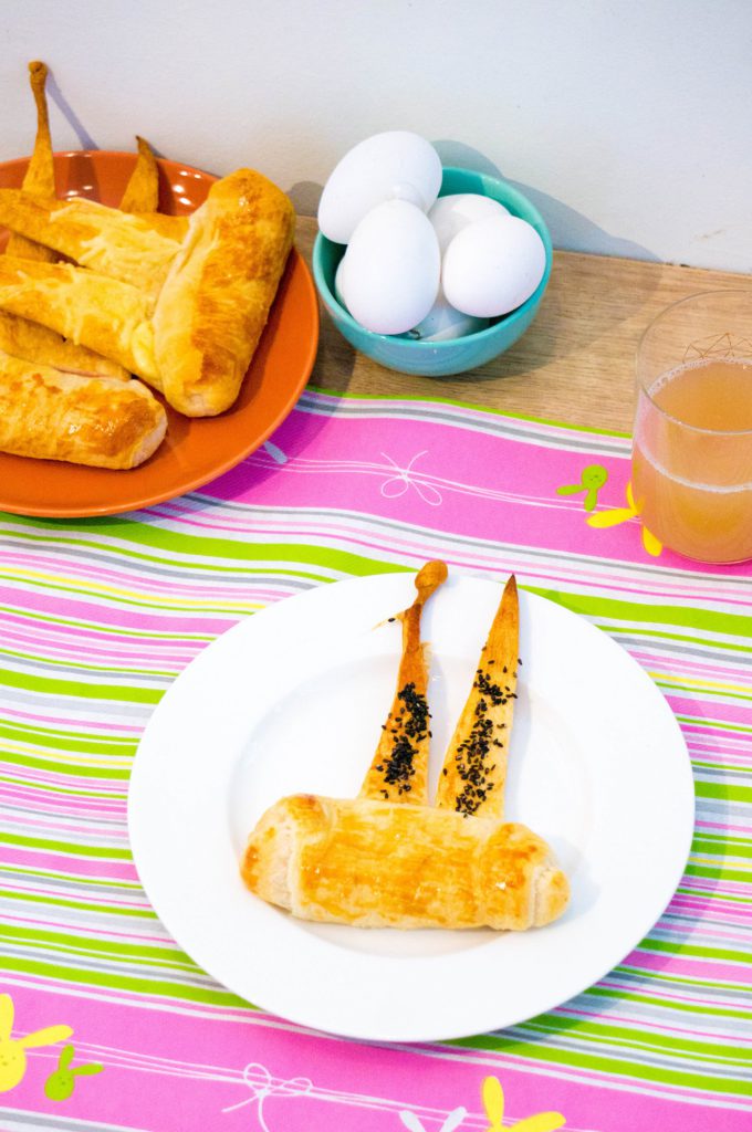 Paasrecept voor Paashaas Kaascroissants