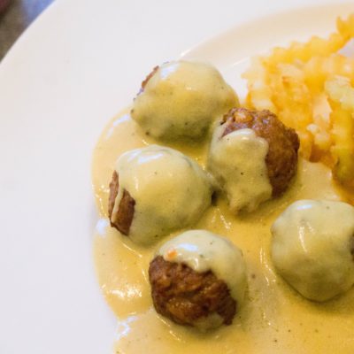 Vegetarische Balletjes in Roomsaus zoals bij de IKEA