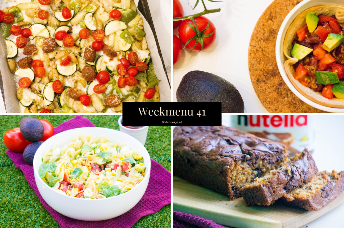 Weekmenu 41 Kidshoekje