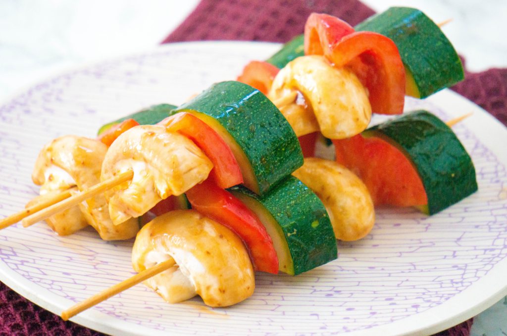 5x BBQ Spiesjes (Teriyaki Groente Spies)
