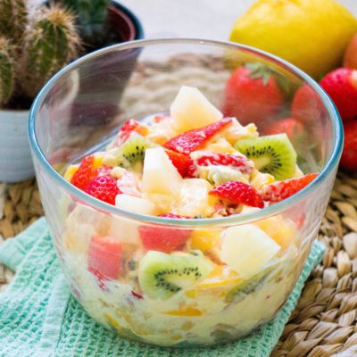 Cheesecake Fruitsalade - Kidshoekje.nl