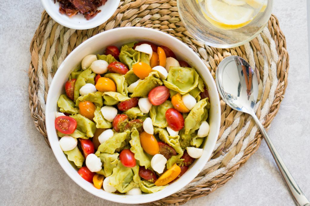 Tortellini Pesto Pastasalade - Kidshoekje.nl