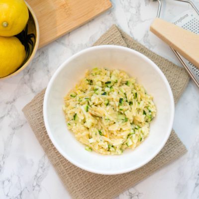 Courgette en Citroen Orzo Recept van Kidshoekje.nl