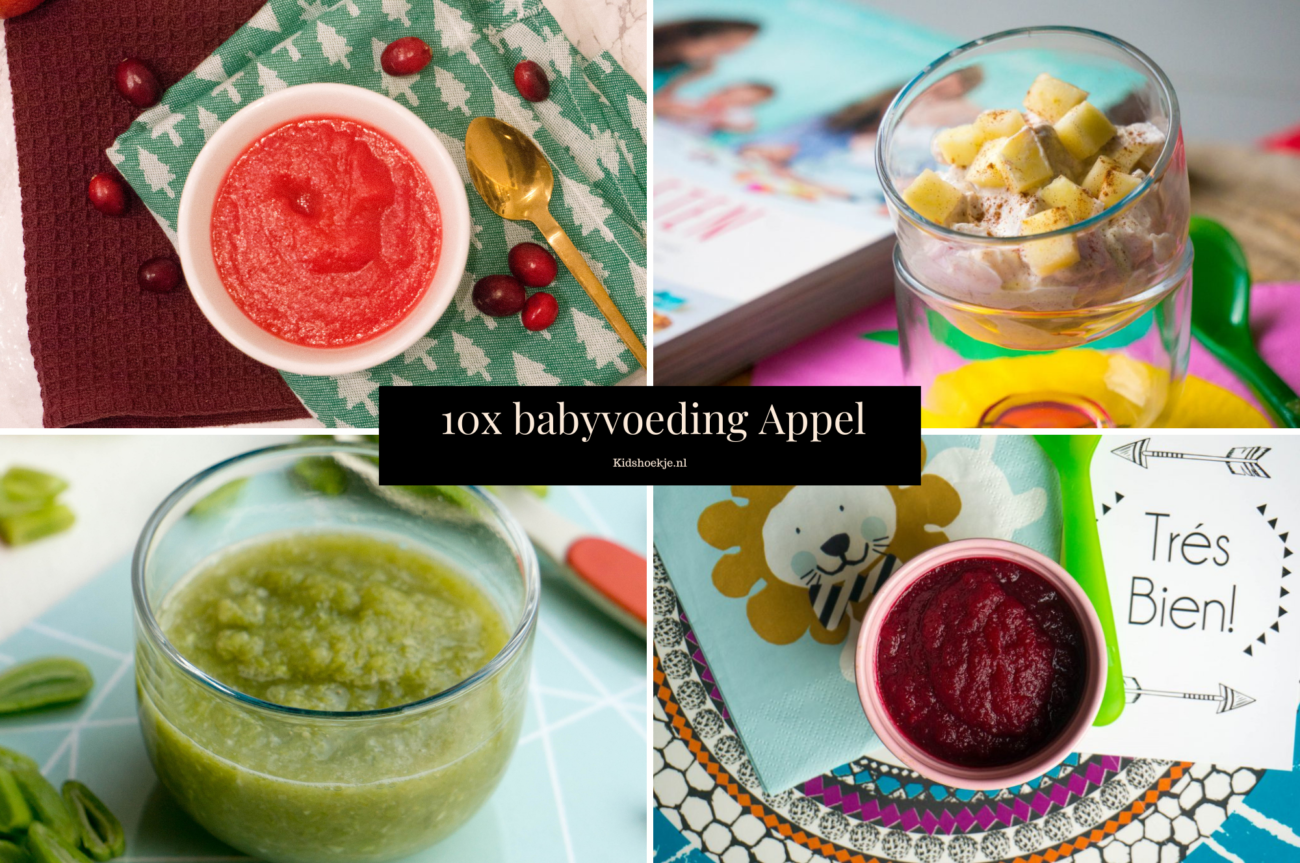 10x Babyvoeding met Appel Kidshoekje