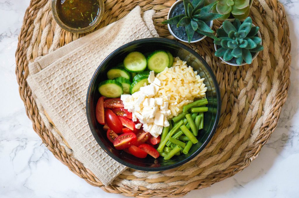 Griekse Orzo Salade - Kidshoekje.nl