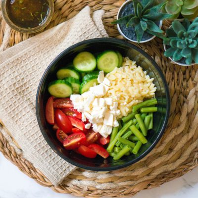 Griekse Orzo Salade - Kidshoekje.nl