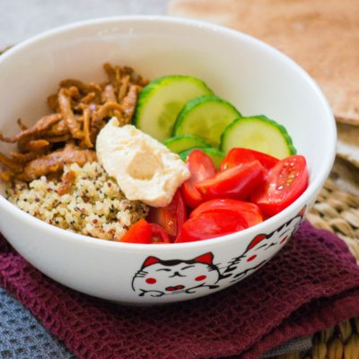 Gyros Quinoa Bowl - Kidshoekje.nl