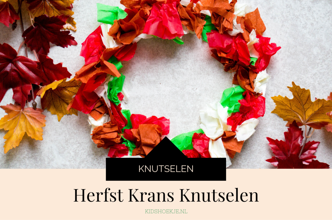 Herfstkrans Knutselen Kidshoekje.nl