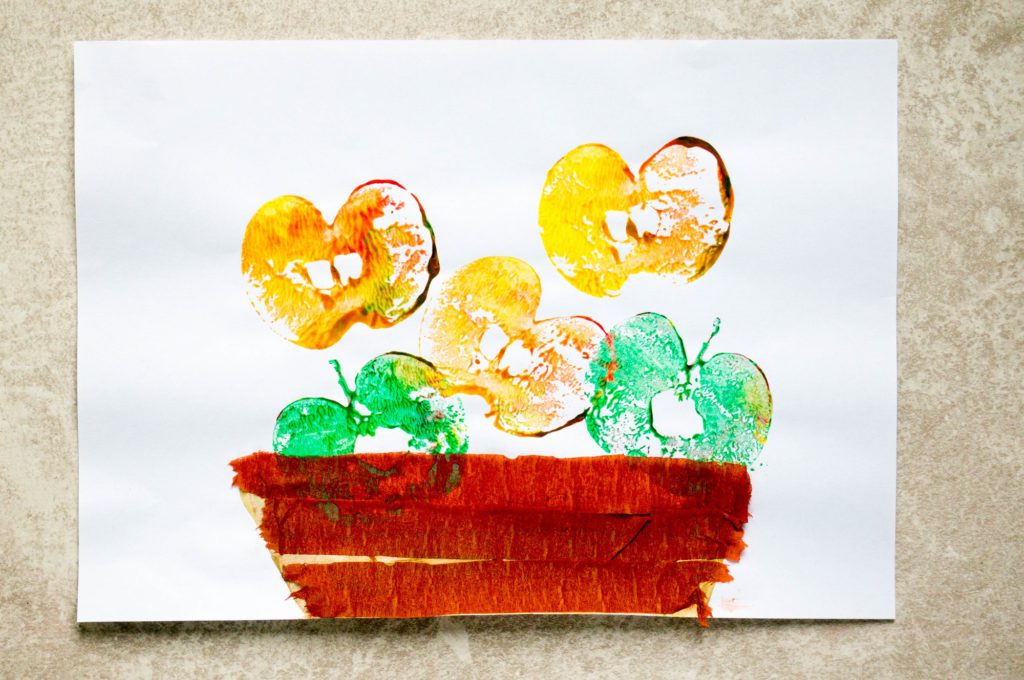 Mandje Verven met Appels - Kidshoekje.nl
